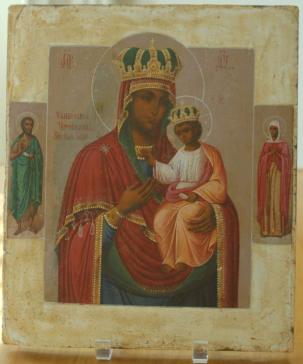 Eastern Icon of Mary and Queen Mother